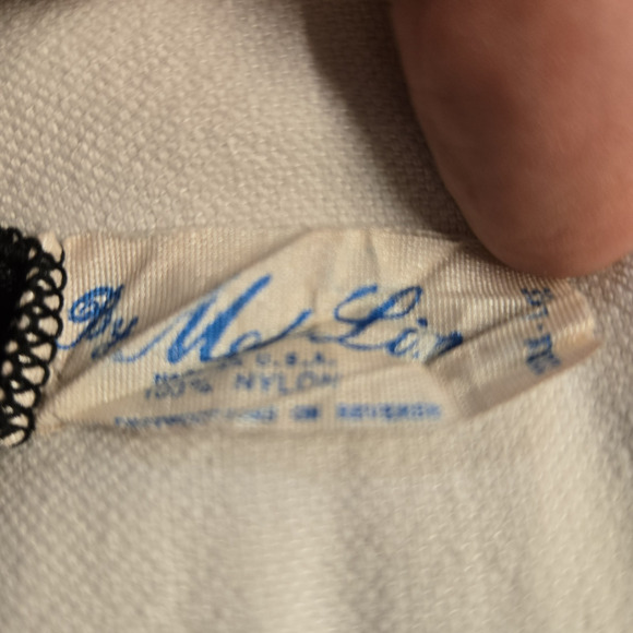 Mel-Lin Vtg Lace Trim Camisole Women Large (40 inches chest) Black Goth Grunge - Picture 6 of 8